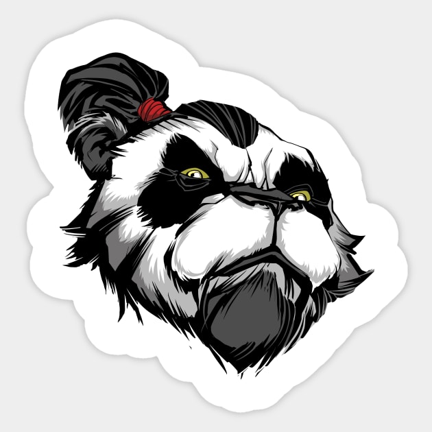 Panda Master Sticker by Malchev